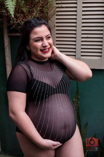 Ensaio gestante em estúdio em Piracicaba | Studio16 Fotografia