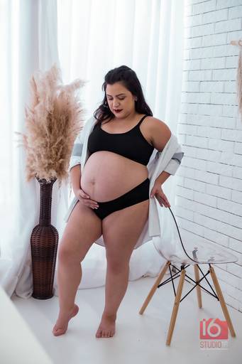 Ensaio gestante em estúdio em Piracicaba | Studio16 Fotografia