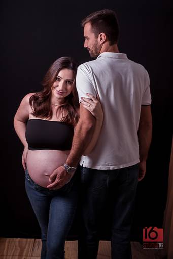 Ensaio gestante em estúdio em Piracicaba | Studio16 Fotografia