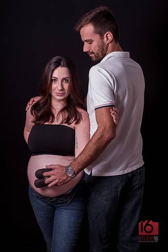 Ensaio gestante em estúdio em Piracicaba | Studio16 Fotografia