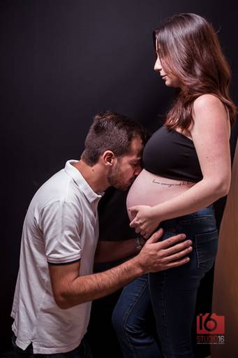 Ensaio gestante em estúdio em Piracicaba | Studio16 Fotografia