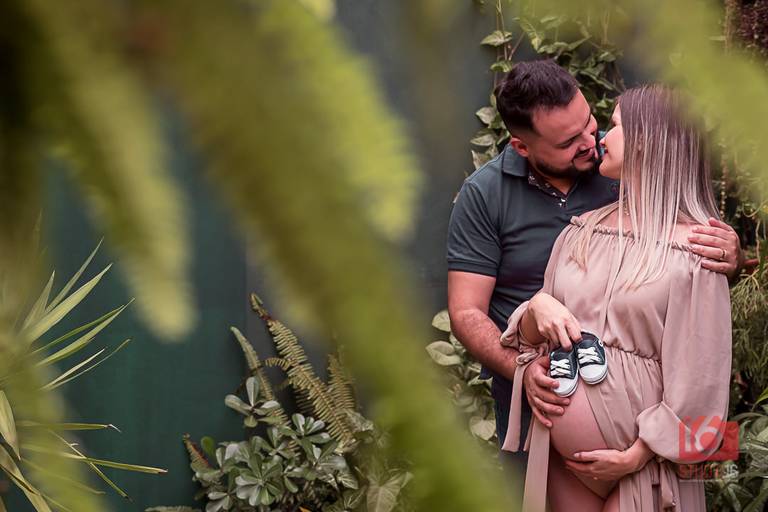 Ensaio gestante em estúdio em Piracicaba | Studio16 Fotografia