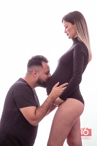 Ensaio gestante em estúdio em Piracicaba | Studio16 Fotografia