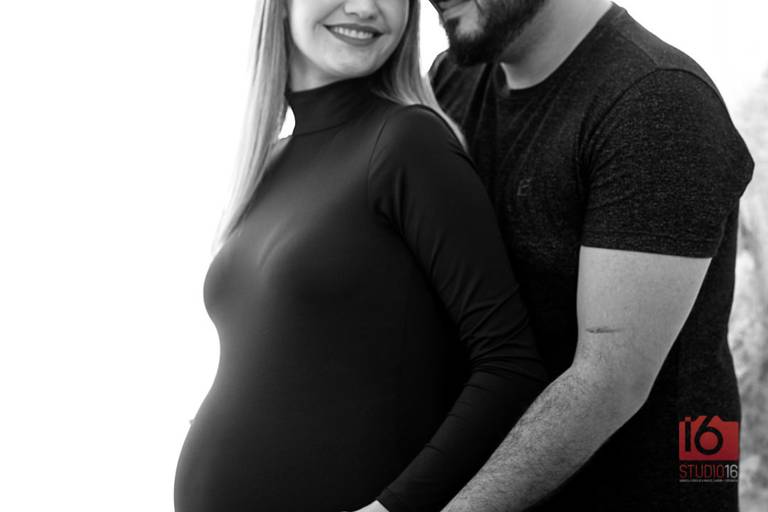 Ensaio gestante em estúdio em Piracicaba | Studio16 Fotografia