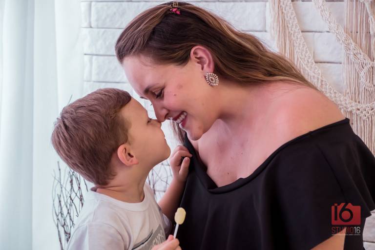 Ensaio gestante em estúdio em Piracicaba | Studio16 Fotografia