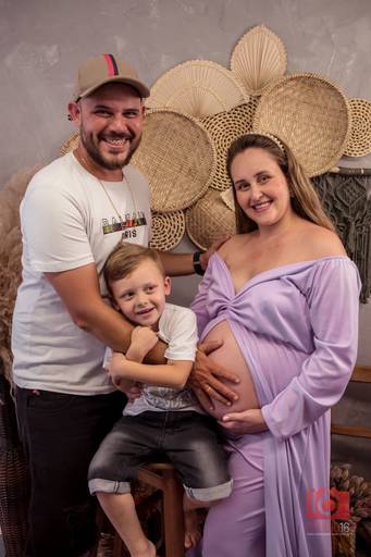 Ensaio gestante em estúdio em Piracicaba | Studio16 Fotografia