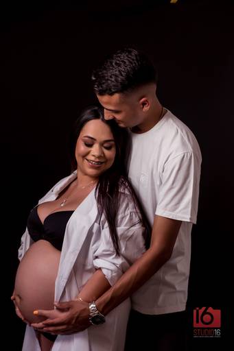 Ensaio gestante em estúdio em Piracicaba | Studio16 Fotografia
