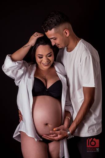 Ensaio gestante em estúdio em Piracicaba | Studio16 Fotografia