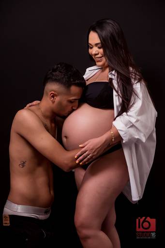 Ensaio gestante em estúdio em Piracicaba | Studio16 Fotografia
