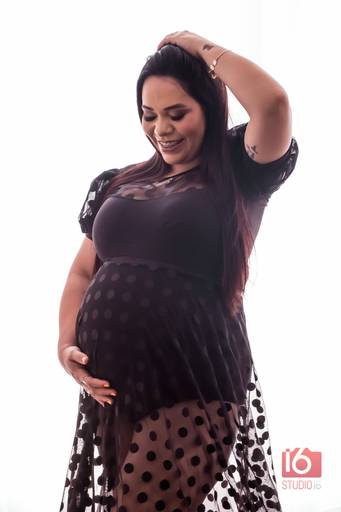 Ensaio gestante em estúdio em Piracicaba | Studio16 Fotografia