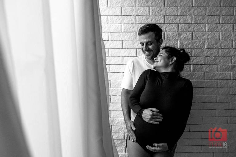 Ensaio gestante em estúdio em Piracicaba | Studio16 Fotografia