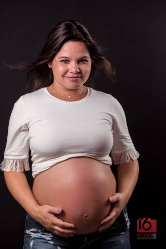 Ensaio gestante em estúdio em Piracicaba | Studio16 Fotografia