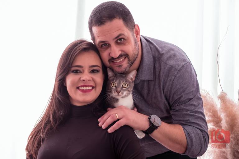 Ensaio gestante em estúdio em Piracicaba | Studio16 Fotografia