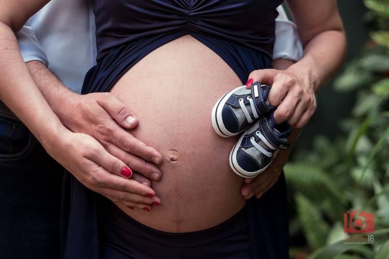 Ensaio gestante em estúdio em Piracicaba | Studio16 Fotografia