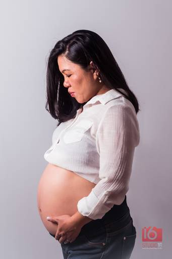 Ensaio gestante em estúdio em Piracicaba | Studio16 Fotografia
