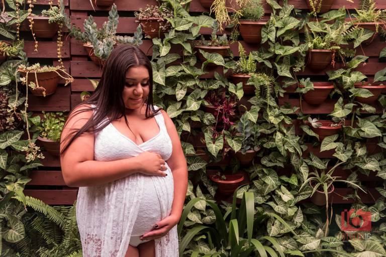 Ensaio gestante em estúdio em Piracicaba | Studio16 Fotografia