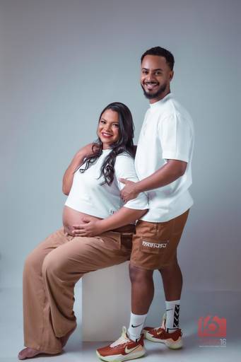 Ensaio gestante em estúdio em Piracicaba | Studio16 Fotografia