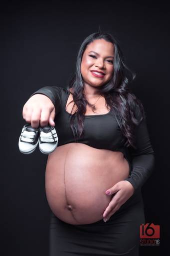 Ensaio gestante em estúdio em Piracicaba | Studio16 Fotografia