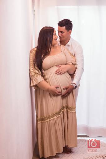 Ensaio gestante em estúdio em Piracicaba | Studio16 Fotografia