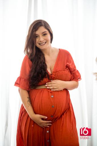 Ensaio gestante em estúdio em Piracicaba | Studio16 Fotografia