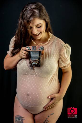 Ensaio gestante em estúdio em Piracicaba | Studio16 Fotografia