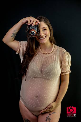 Ensaio gestante em estúdio em Piracicaba | Studio16 Fotografia