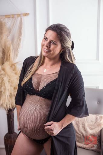 Ensaio gestante em estúdio em Piracicaba | Studio16 Fotografia
