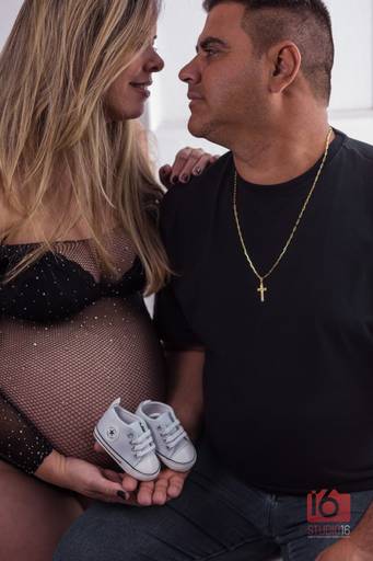 Ensaio gestante em estúdio em Piracicaba | Studio16 Fotografia