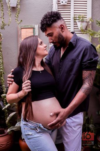 Ensaio gestante em estúdio em Piracicaba | Studio16 Fotografia