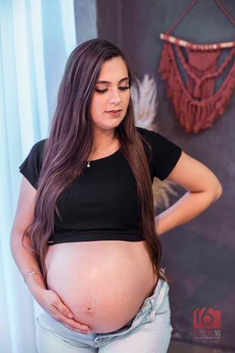 Ensaio gestante em estúdio em Piracicaba | Studio16 Fotografia