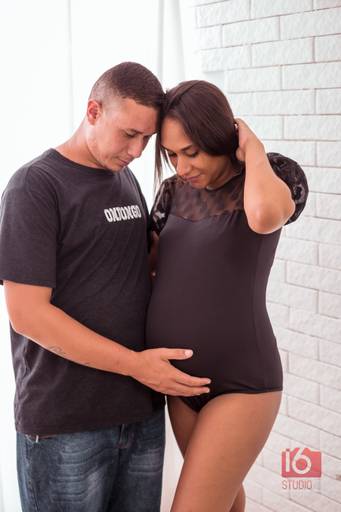Ensaio gestante em estúdio em Piracicaba | Studio16 Fotografia