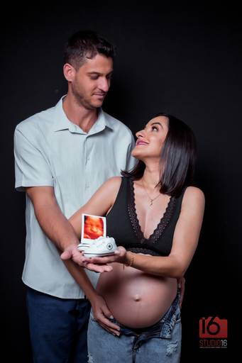 Ensaio gestante em estúdio em Piracicaba | Studio16 Fotografia