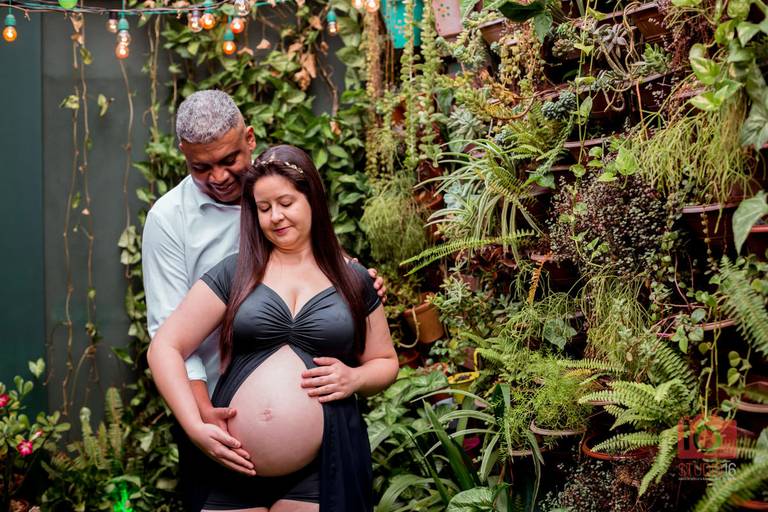 Ensaio gestante em estúdio em Piracicaba | Studio16 Fotografia