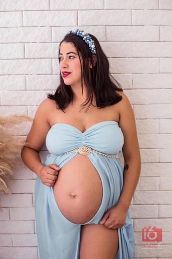 Ensaio gestante em estúdio em Piracicaba | Studio16 Fotografia