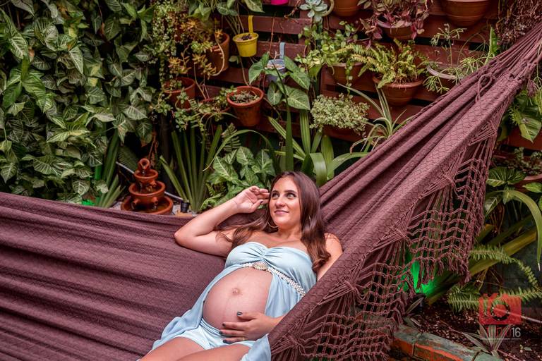 Ensaio gestante em estúdio em Piracicaba | Studio16 Fotografia