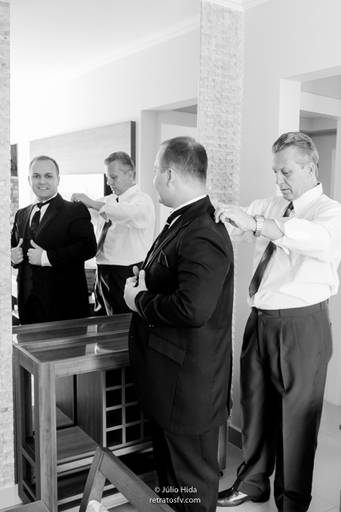 noivo e pai preparação