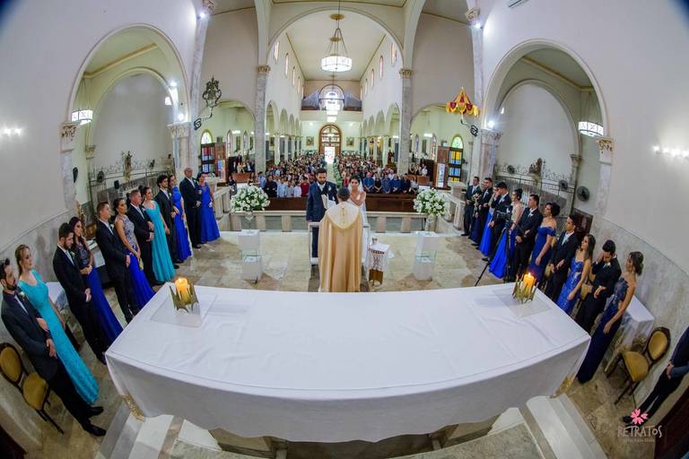 altar igreja nossa senhora belem dia de casamento  vestido sereia buque e terço foto fotografo de casamento itatiba retratos jundiai julio akio