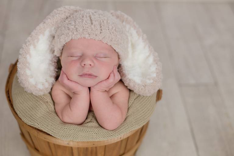 BabyDi, Fotografia de recém nascido, Newborn, páscoa, coelho