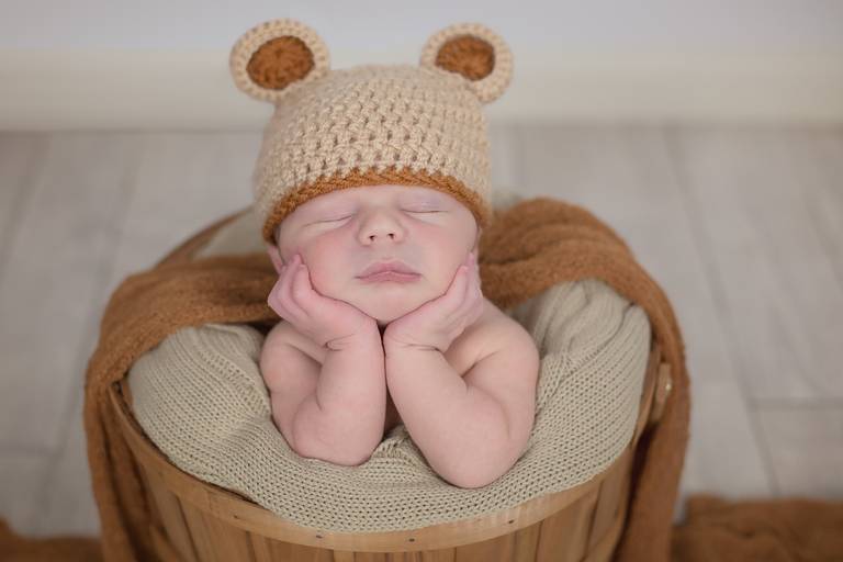 BabyDi, Fotografia de recém nascido, Newborn, urso