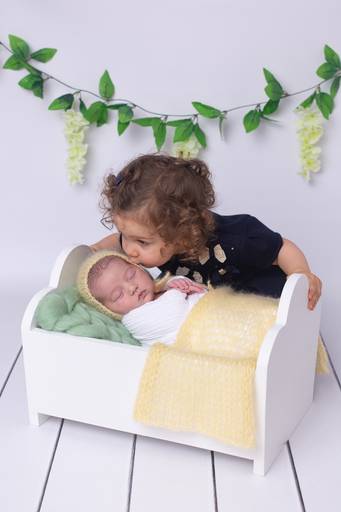 BabyDi, Fotografia de recém nascido, Newborn, beijinho mana 2 anos