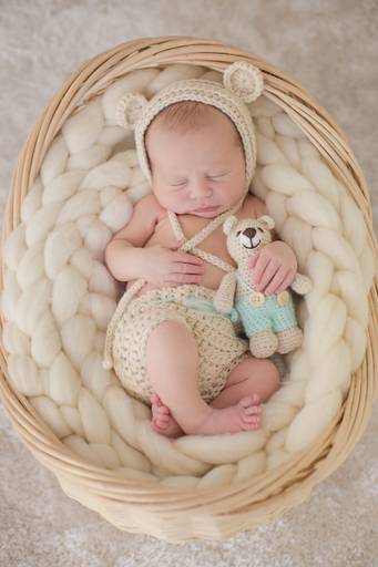 BabyDi, Fotografia de recém nascido, Newborn, urso