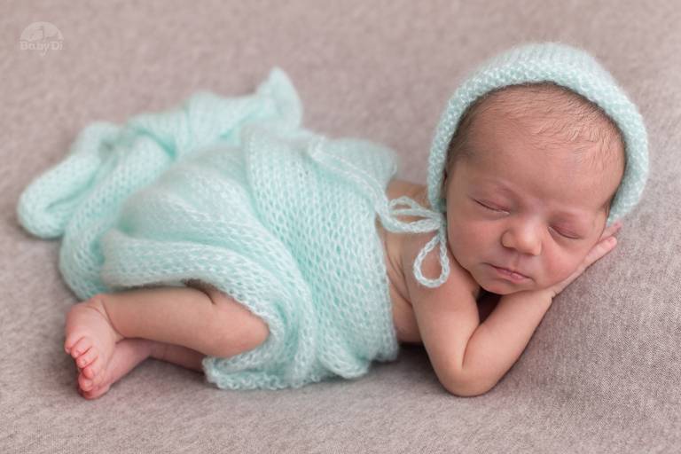 BabyDi, Fotografia de recém nascido, Newborn, verde água