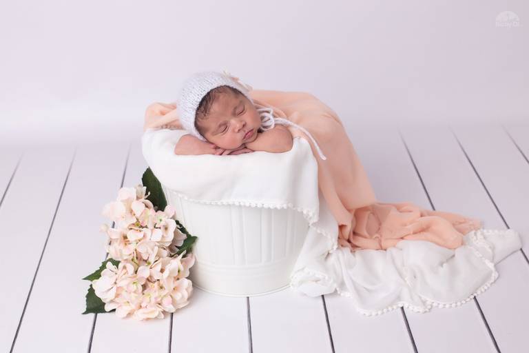 BabyDi, Fotografia de recém nascido, Newborn, menina, flores