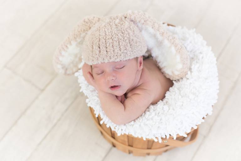 BabyDi, Fotografia de recém nascido, Newborn, páscoa, coelho