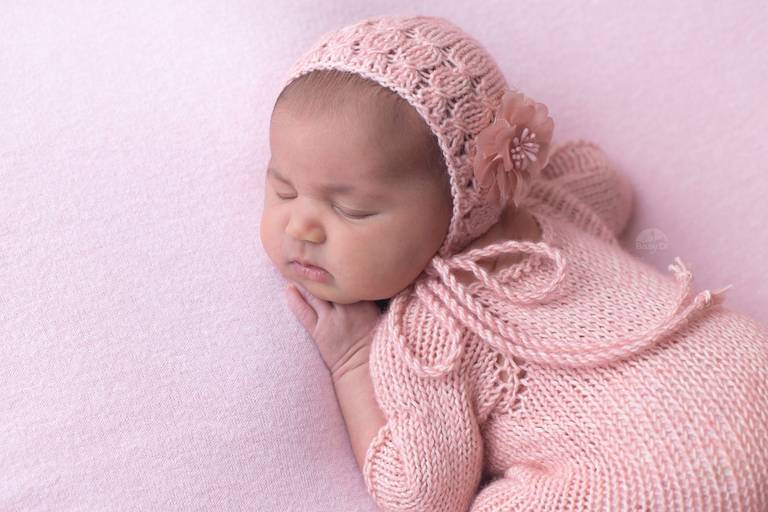 BabyDi, Fotografia de recém nascido, Newborn, cor de rosa, flor, Barcarena