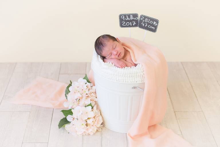 BabyDi, Fotografia de recém nascido, Newborn, balde