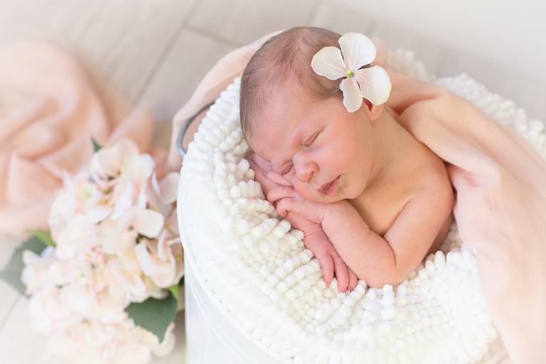 BabyDi, Fotografia de recém nascido, Newborn, flores