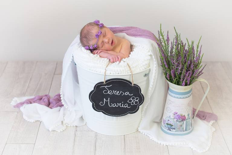 BabyDi, Fotografia de recém nascido, Newborn, flores