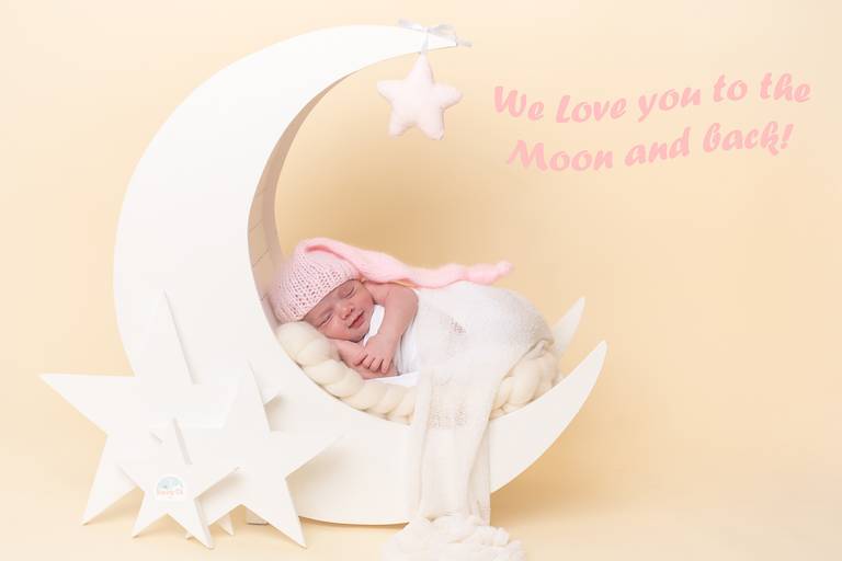 BabyDi, Fotografia de recém nascido, Newborn, lua