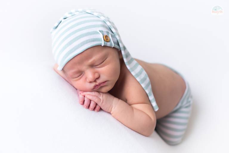 BabyDi, Fotografia de recém nascido, Newborn, verde e branco